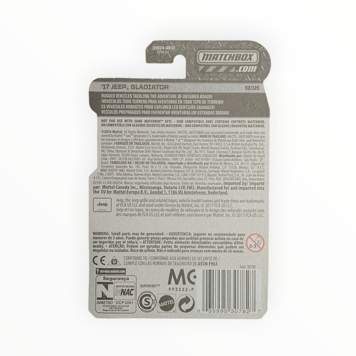 Matchbox '17 Jeep Gladiator - Mainline (2017) 92/125