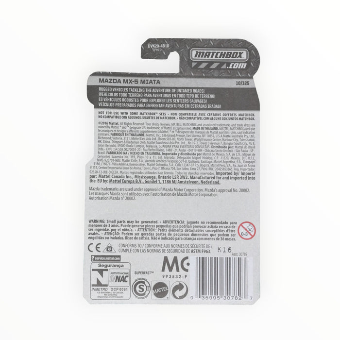 Matchbox 2015 Mazda MX-5 Miata - Mainline (2017) #10
