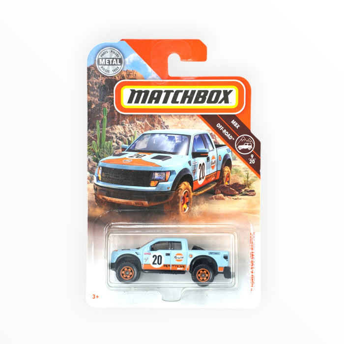 Matchbox 10 Ford F-150 SVT Raptor (Gulf) Mainline (2018) 96/125