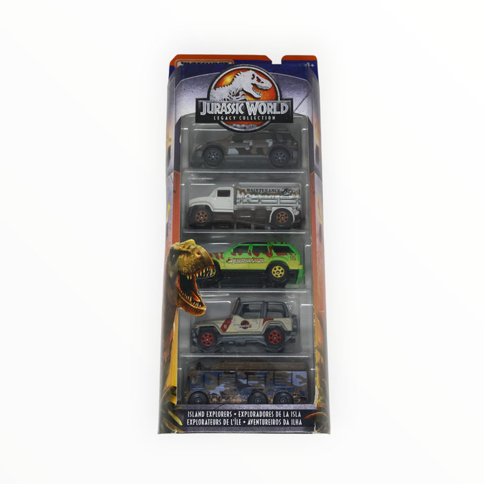 Matchbox Island Explorers (Legacy Collection) Jurassic World 5-Packs (2018)