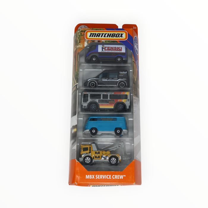 Matchbox MBX Service Crew - 5-Packs (2019)