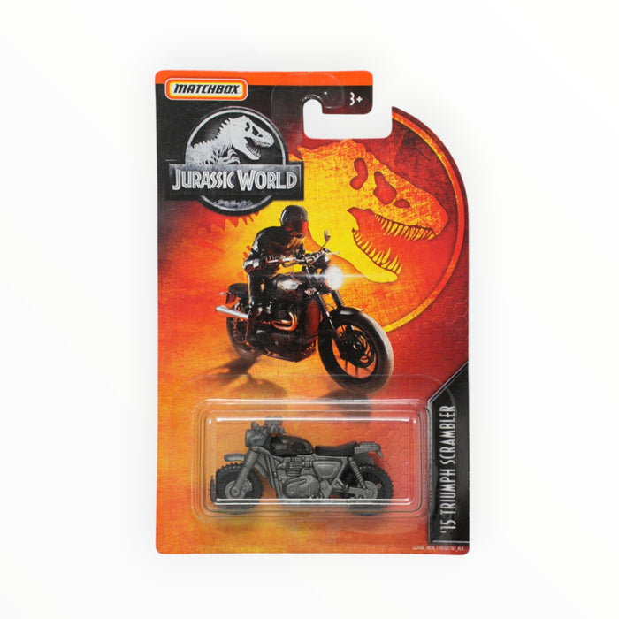 Matchbox '15 Triumph Scrambler - Jurassic World (2019) 8/24