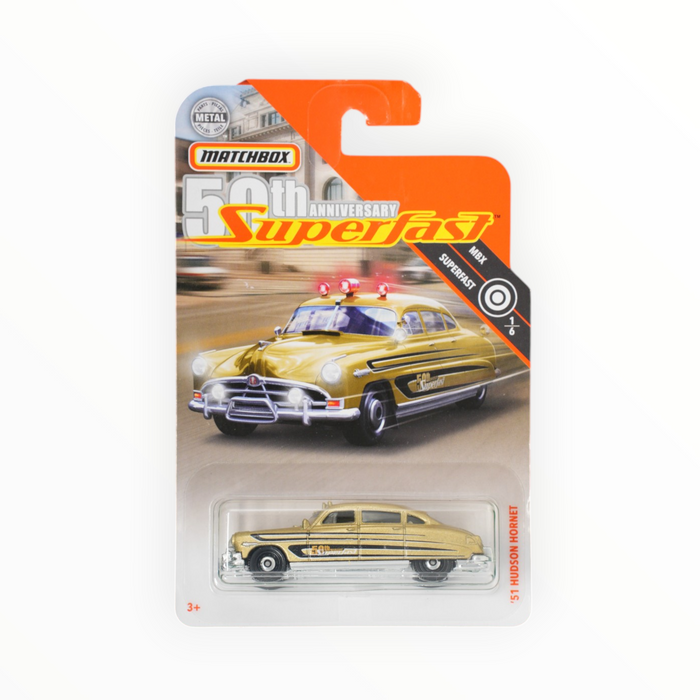 Matchbox '51 Hudson Hornet - Superfast (Gold) (2019) 1/6