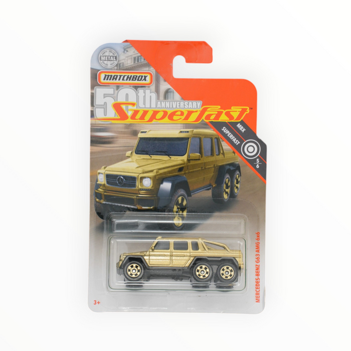 Matchbox Mercedes-Benz G63 AMG 6x6 - Superfast (Gold) (2019) 5/6