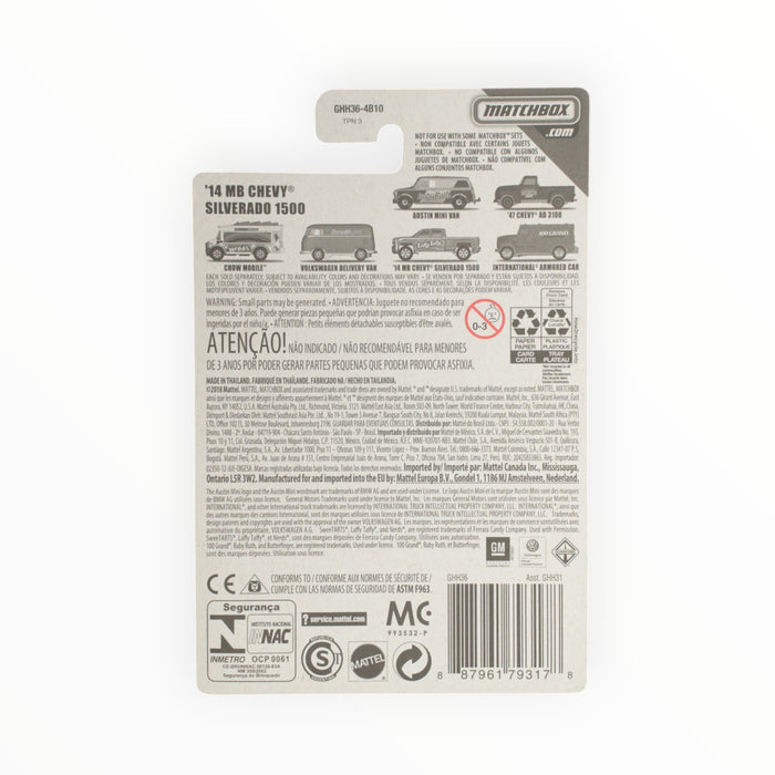 Matchbox '14 MB Chevy Silverado 1500 (Laffy Taffy) Candy Series (2019) 1/6