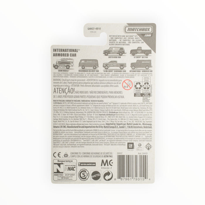 Matchbox International Armored Car (100 Grand) Candy Series (2019) 1/6