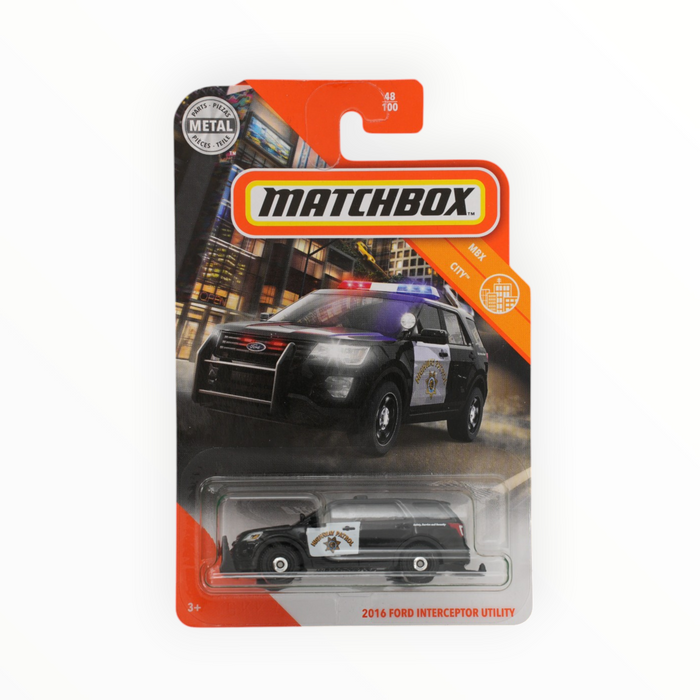 Matchbox 2016 Ford Interceptor Utility - Mainline (2020) 48/100