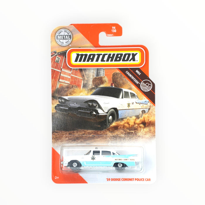Matchbox '59 Dodge Coronet Police Car - Mainline (2020) 90/100