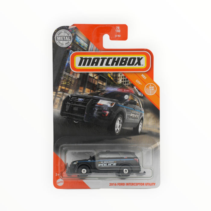 Matchbox 2016 Ford Interceptor Utility - Mainline (2020) 78/100