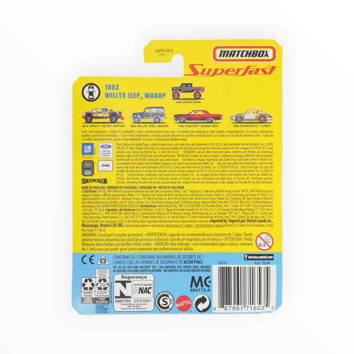 Matchbox 1962 Willys Jeep Wagon - Superfast (2020) #13