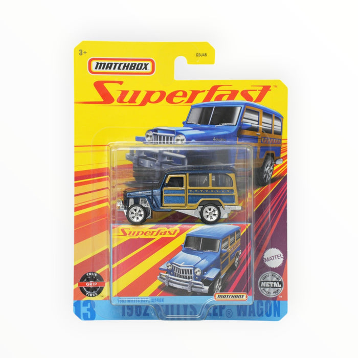 Matchbox 1962 Willys Jeep Wagon - Superfast (2020) #13