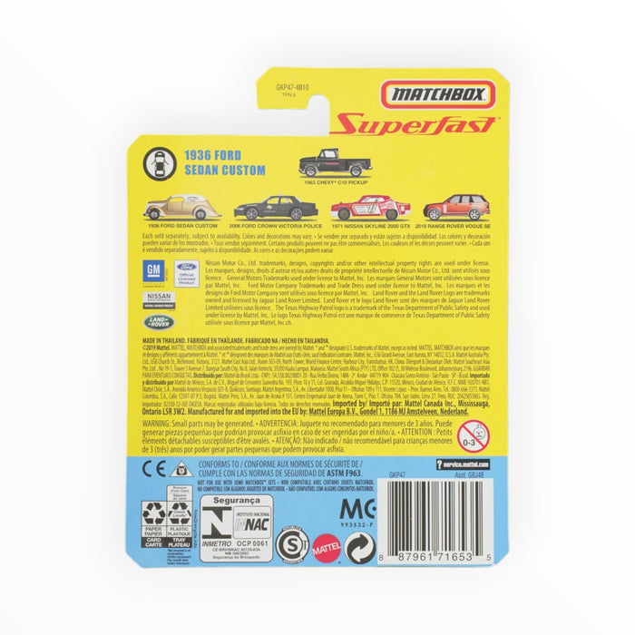 Matchbox 1936 Ford Sedan Custom - Superfast (2020) #7