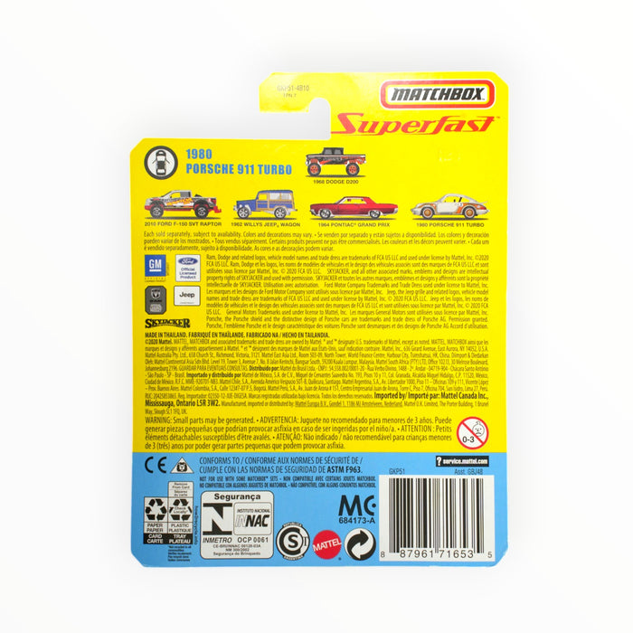 Matchbox 1980 Porsche 911 Turbo - Superfast (2020) #15