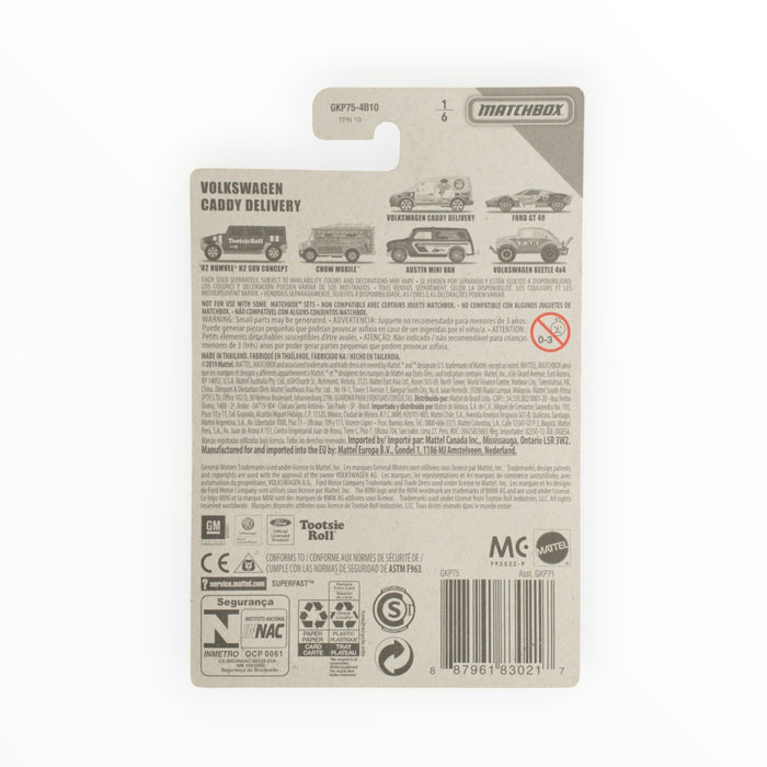 Matchbox Volkswagen Caddy Delivery (Tootsie Roll Pop) Candy Series (2020) 1/6