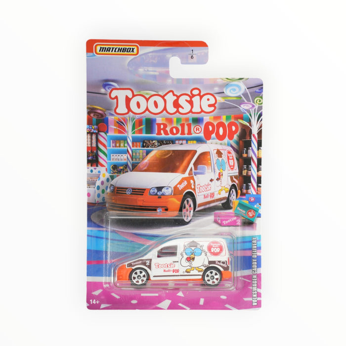 Matchbox Volkswagen Caddy Delivery (Tootsie Roll Pop) Candy Series (2020) 1/6