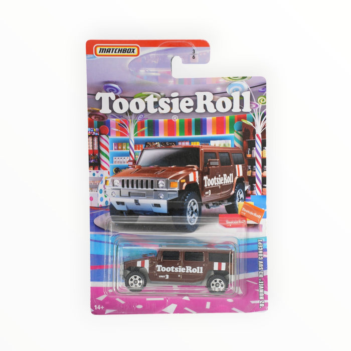 Matchbox '02 Humvee H2 SUV Concept (Tootsie Roll) Candy Series (2020) 1/6