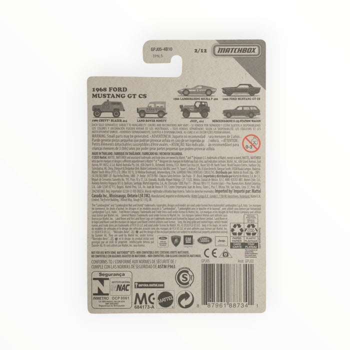 Matchbox 1968 Ford Mustang GT CS - Retro Series (2020) 2/12