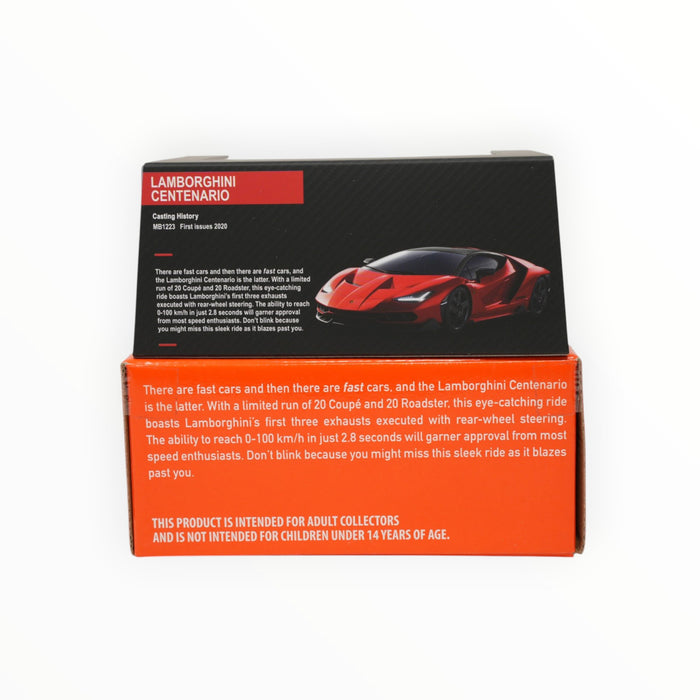 Matchbox Lamborghini Centenario - Mattel Creations (2023)