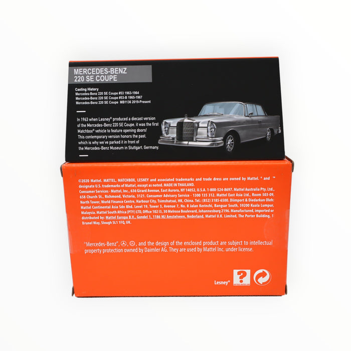Matchbox Mercedes-Benz 220 SE Coupe - Mattel Creations (2021)