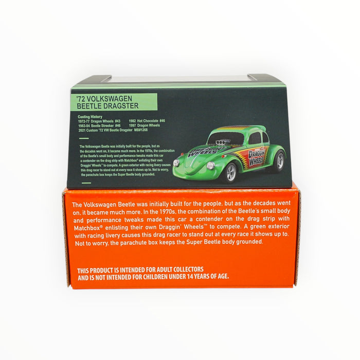 Matchbox '72 Volkswagen Beetle Dragster - Mattel Creations (2022)