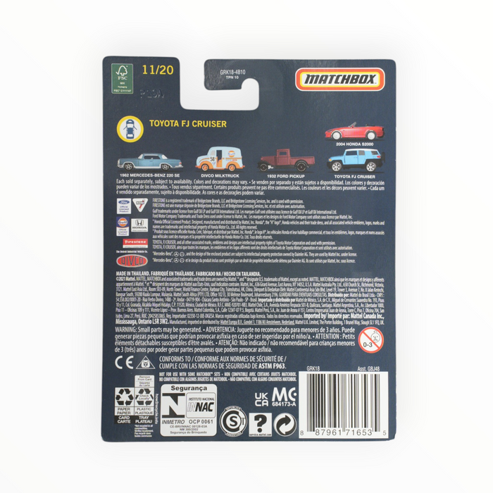 Matchbox Toyota FJ Cruiser - Collectors Series (2021) 11/20