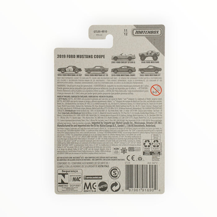 Matchbox 2019 Ford Mustang Coupe - Ford Mustang Series (2020) 11/12