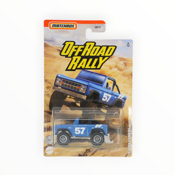 Matchbox 1972 Ford Bronco 4x4 - Off Road Rally (2020) 6/12