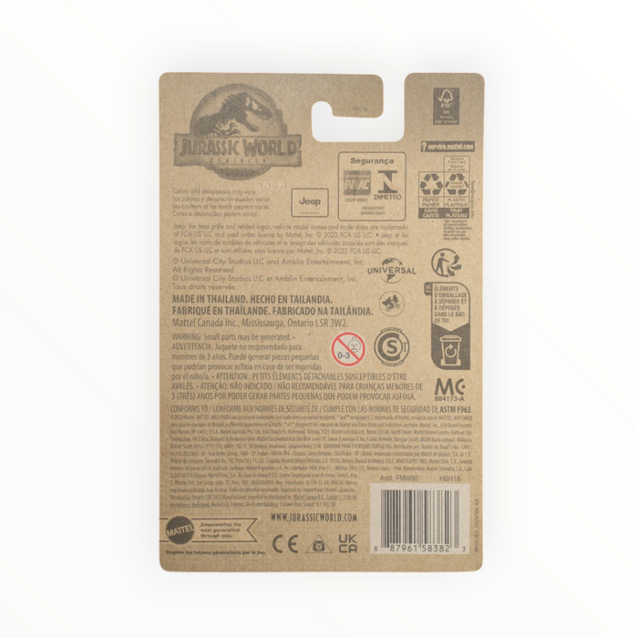 Matchbox '93 Jeep Wrangler #29 - Jurassic World Dominion (2022)