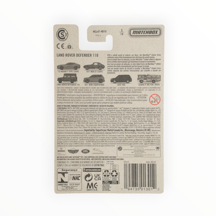 Matchbox Land Rover Defender 110 - Global Series (2021) 5/14