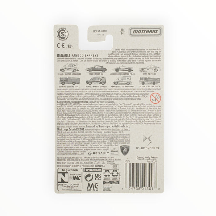 Matchbox Renault Kangoo Express - Global Series (2021) 10/14