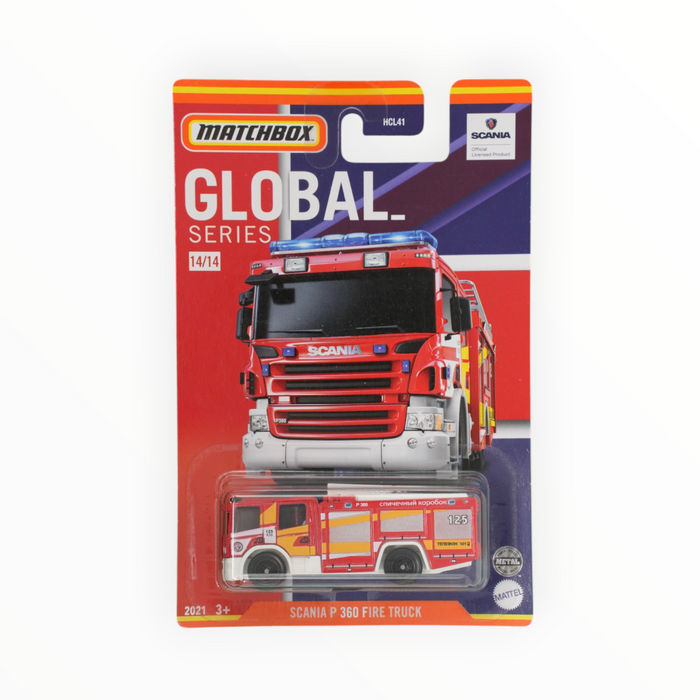 Matchbox Scania P 360 Fire Truck - Global Series (2021) 14/14