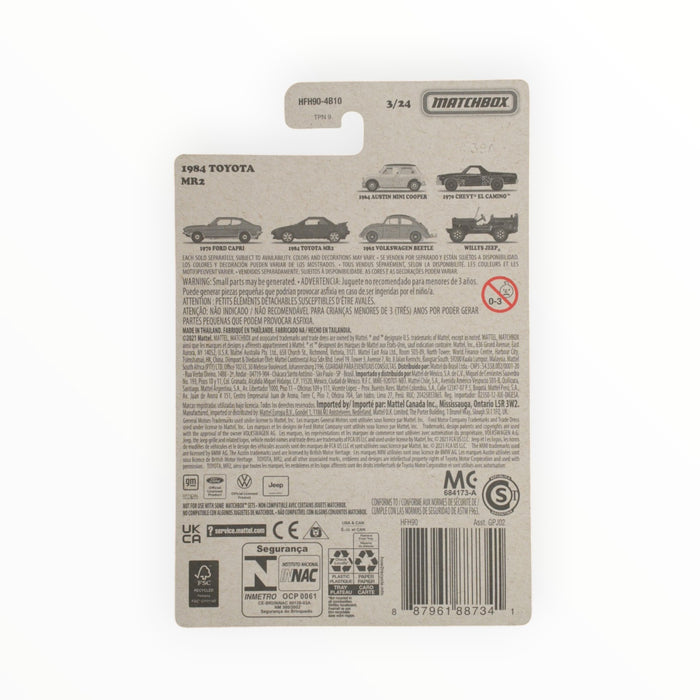 Matchbox 1984 Toyota MR2 - Retro Series (2022) 3/24