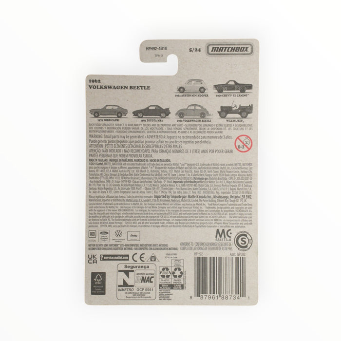 Matchbox 1962 Volkswagen Beetle - Retro Series (2022) 5/24