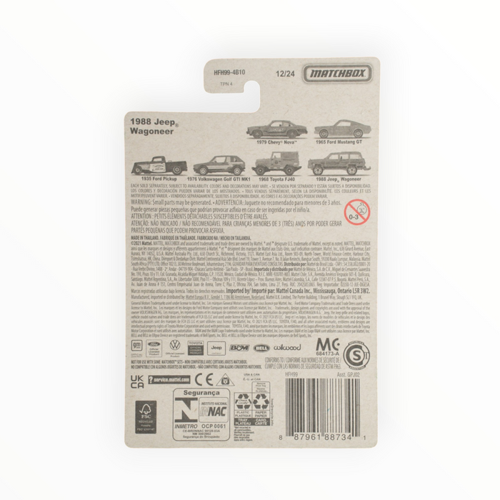 Matchbox 1988 Jeep Wagoneer - Retro Series (2022) 12/24