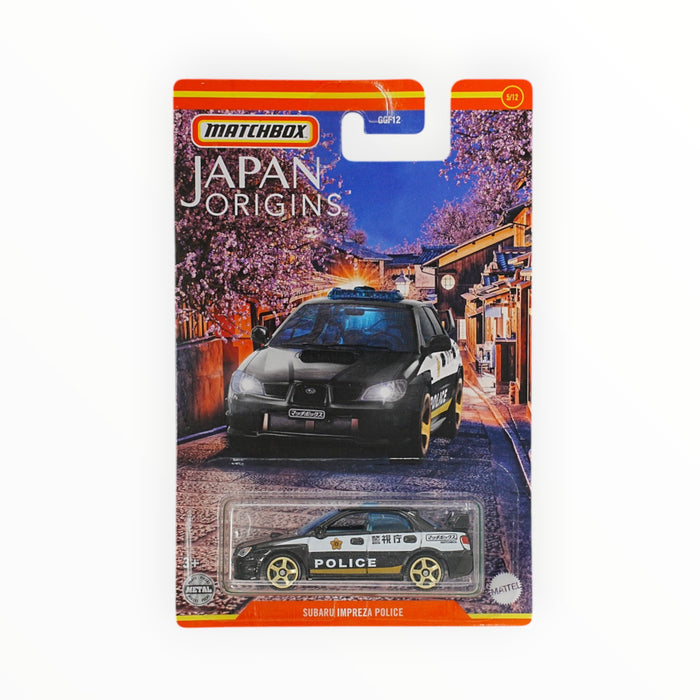 Matchbox Subaru Impreza Police - Japan Origins (2022) 5/12