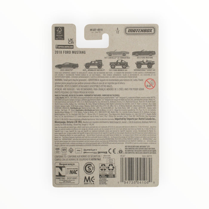 Matchbox 2018 Ford Mustang - Local Cruisers (2022) 4/12