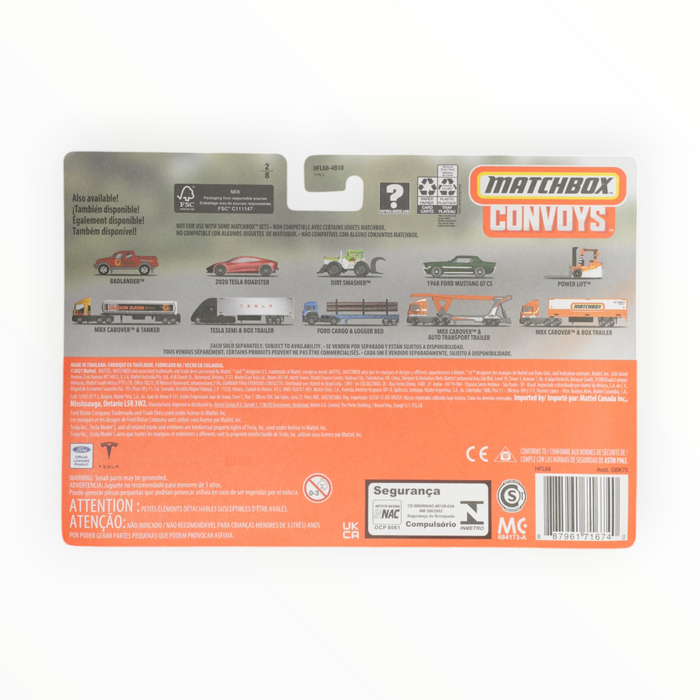 Matchbox Tesla Semi & Box Trailer / 2020 Tesla Roadster - Matchbox Convoys (2022) 2/8