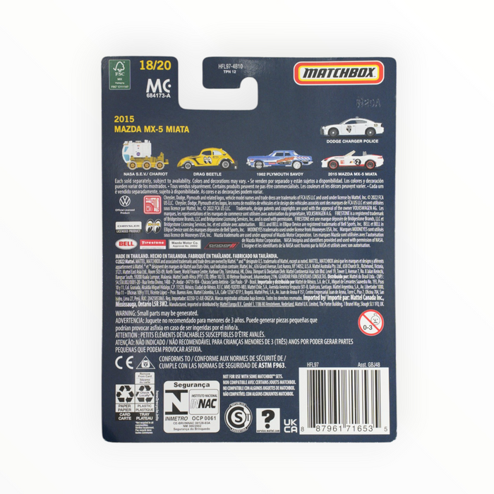 Matchbox 2015 Mazda MX-5 Miata - Collectors Series (2022) 18/20