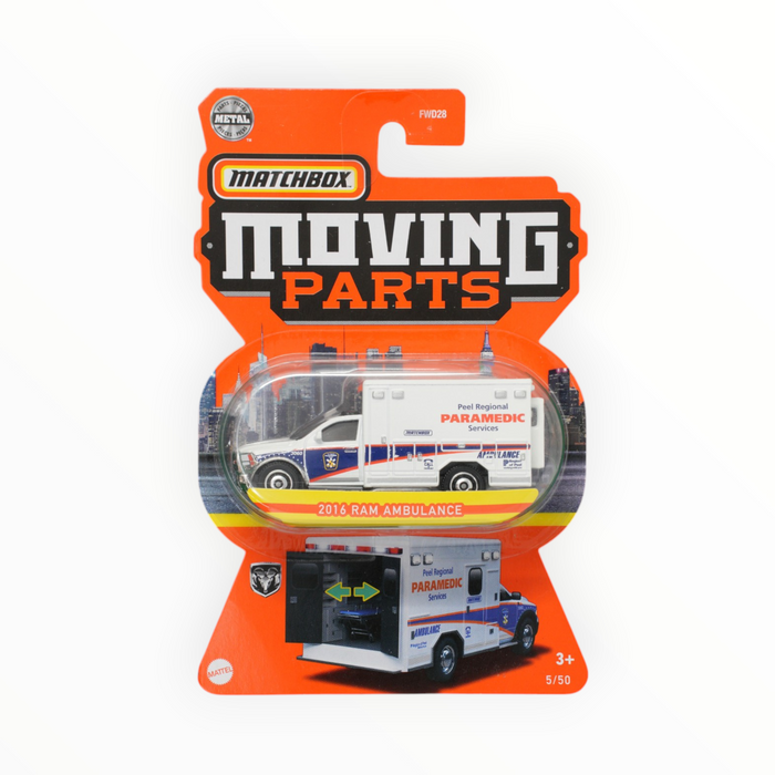Matchbox 2016 Ram Ambulance - Moving Parts (2022) 5/50