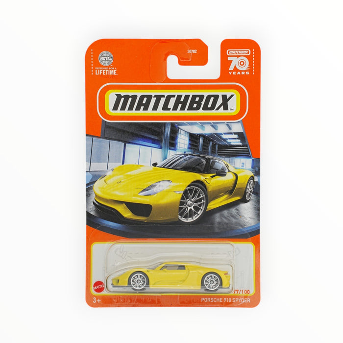 Matchbox Porsche 918 Spyder - Mainline (2023) 77/100
