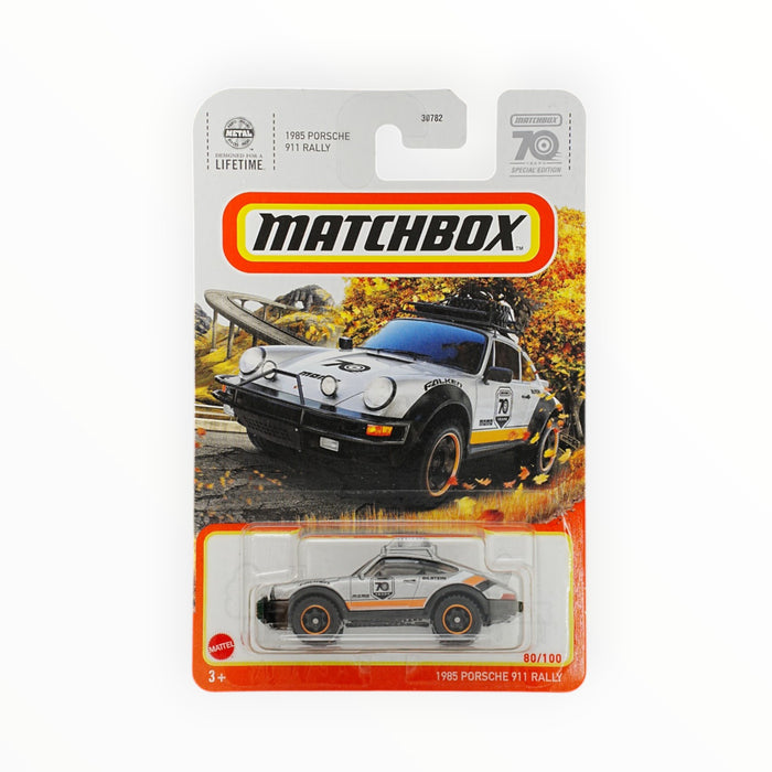Matchbox 1985 Porsche 911 Rally - Mainline (2023) 80/10