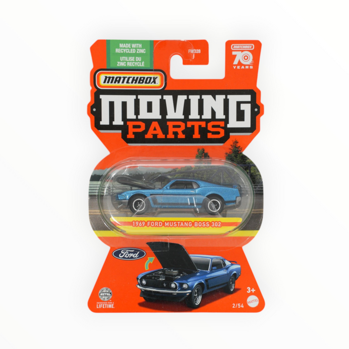 Matchbox 1969 Ford Mustang Boss 302 - Moving Parts (2023) 2/54