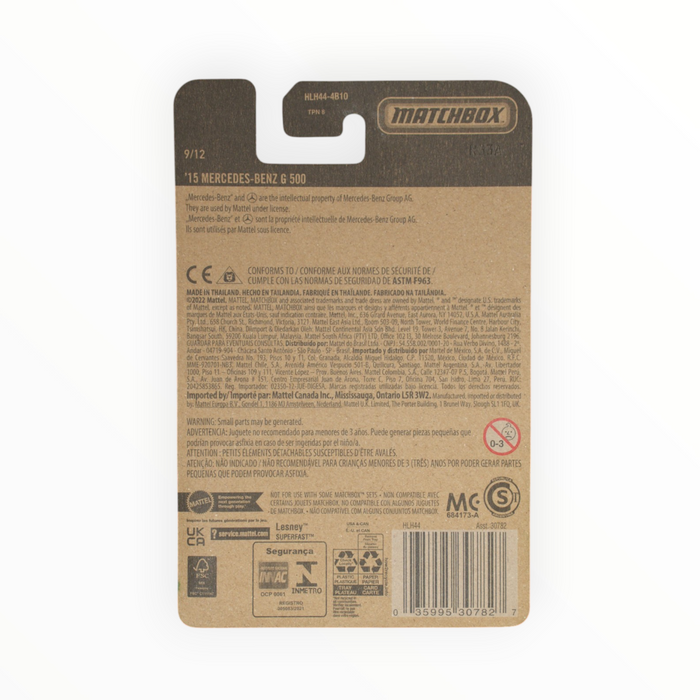 Matchbox '15 Mercedes-Benz G 500 - Global Series (2022) 9/12