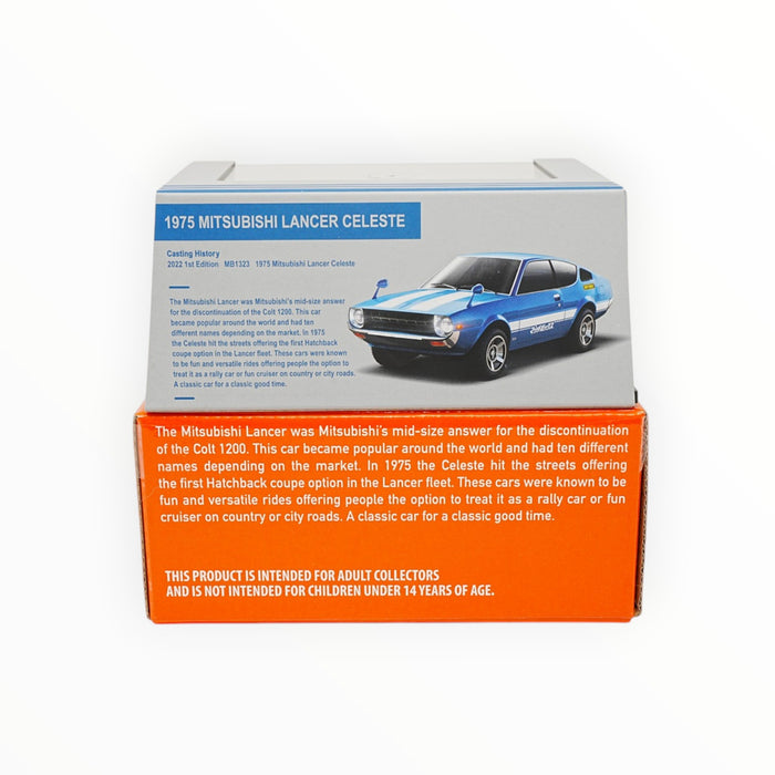 Matchbox 1975 Mitsubishi Lancer Celeste - Mattel Creations (2023)