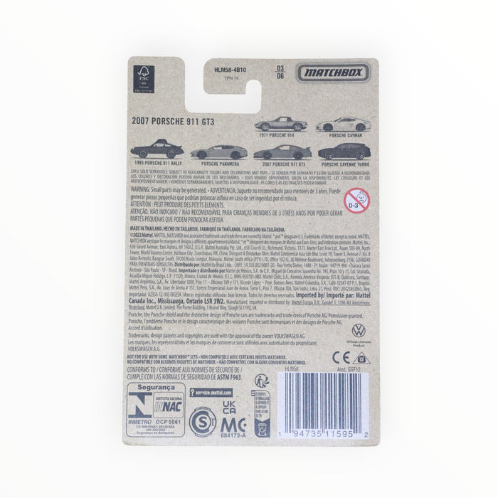 Matchbox Porsche 911 GT3 - Porsche Series (2023) 3/6