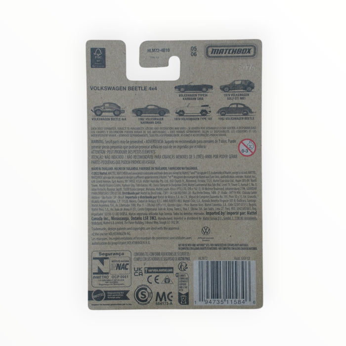 Matchbox Volkswagen Beetle 4x4 - Volkswagen Series (2023) 5/6