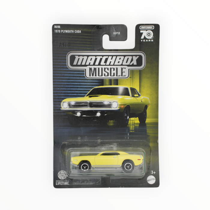 Matchbox 1970 Plymouth Cuda - Muscle Series (2023) 6/6