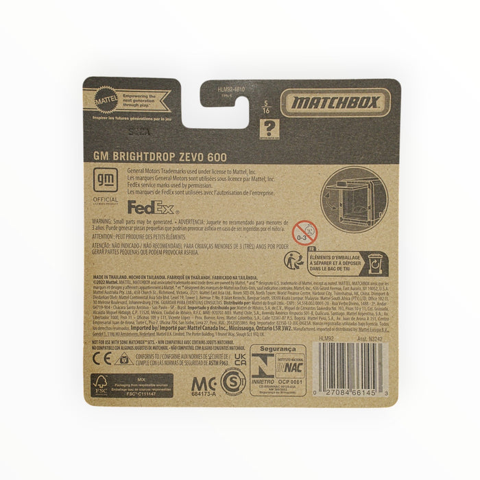 Matchbox GM BrightDrop Zevo 600 - Working Rigs (2023) 5/16