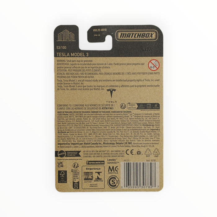 Matchbox Tesla Model 3 - Mainline (2024)