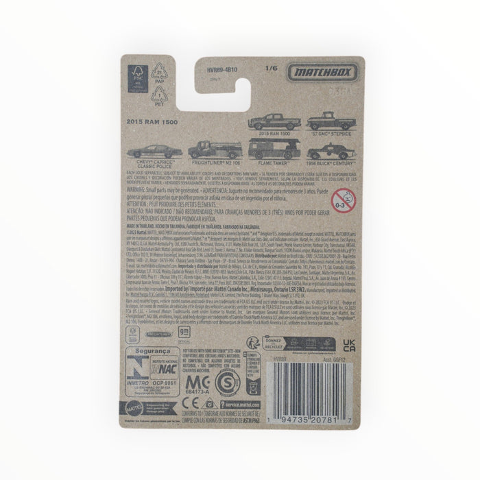Matchbox 2015 RAM 1500 - County Rescue (2024) 1/6